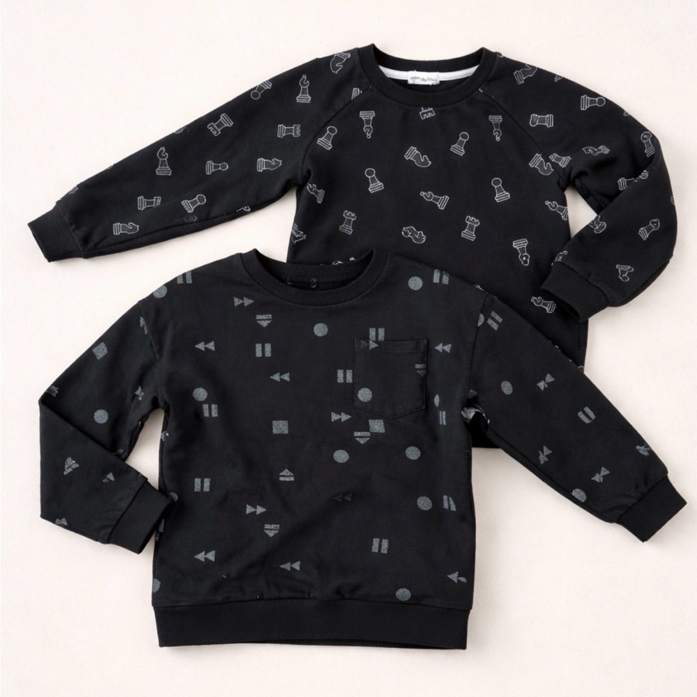 Miles the Label Bundle black sweatshirts chests and shapes
